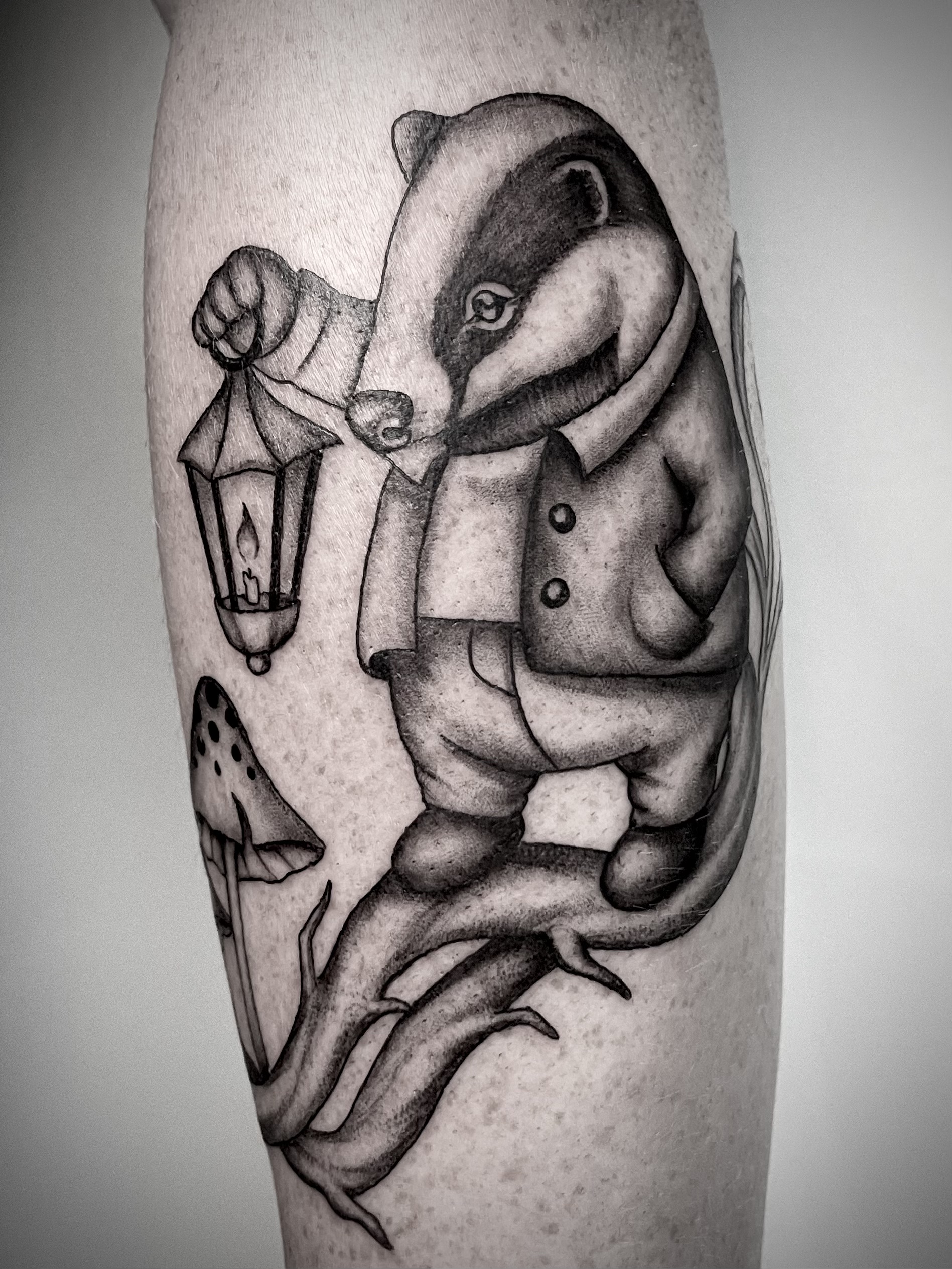 Example tattoo badger