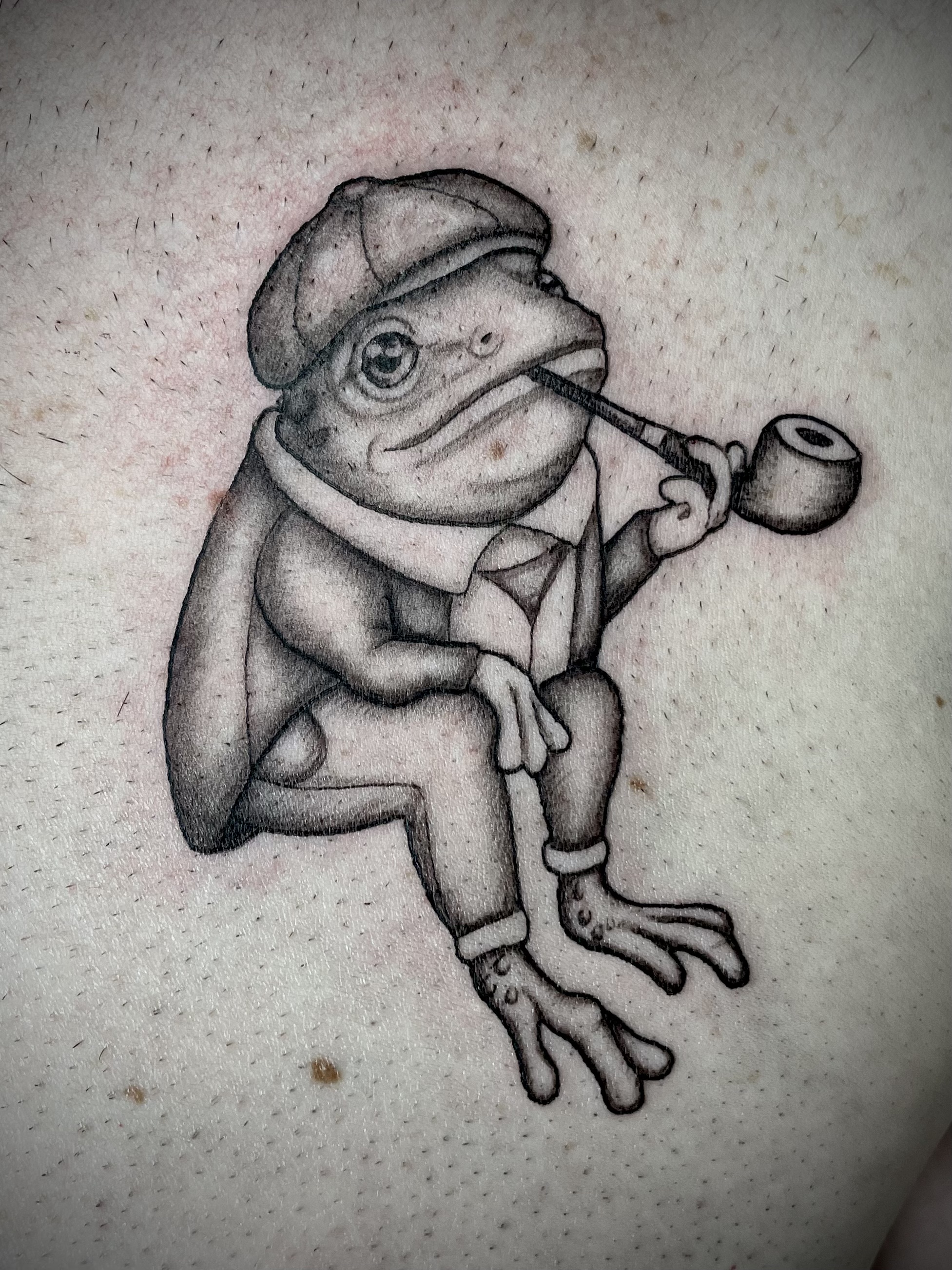 Example tattoo frog